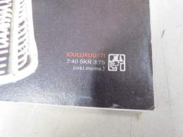 Vip 1971 nr 12, sis. mm. seur. artikkelit / kuvat / mainokset; Otettiin pienet joulut, Aarre Simosen muistelmat 1, Varusmiesten kuolemat lisääntyvät, Elämä