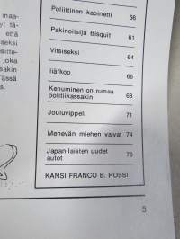 Vip 1971 nr 12, sis. mm. seur. artikkelit / kuvat / mainokset; Otettiin pienet joulut, Aarre Simosen muistelmat 1, Varusmiesten kuolemat lisääntyvät, Elämä