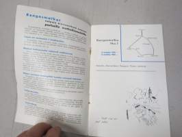 Rautateiden rengasmatkat 1939 -esite / railway roundtrips brochure