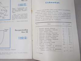 Rautateiden rengasmatkat 1939 -esite / railway roundtrips brochure