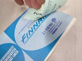 AY / Finnair, Vaasa - Sundsvall -matkalippuvihko