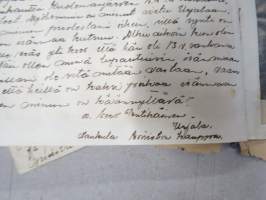 Koulutytön / nuoren neidin leikevihko / &quot;päiväkirja&quot;, johon liimattu pääsylippuja ym, paljon Talvisodan ajan asiaa, tekijä mahdollisesti kotoisin Mellilästä?