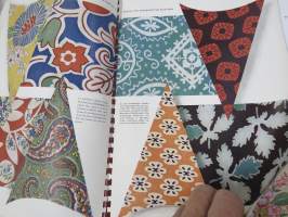 Centrotex - Tsekkoslovakialaisen tekstiiliteollisuuden kangaskuosien esittelykirja v. 1956