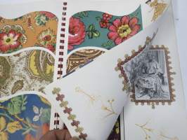 Centrotex - Tsekkoslovakialaisen tekstiiliteollisuuden kangaskuosien esittelykirja v. 1956