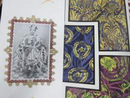 Centrotex - Tsekkoslovakialaisen tekstiiliteollisuuden kangaskuosien esittelykirja v. 1956