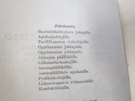 Aakkosellinen luettelo Rautatieliikennepaikoista 1942 sekä nimi- ja muista lyhennyksistä, valtionrautateiden jaosta y.m. -erinomainen apu esim. vanhojen...