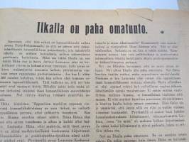 Aktivisti 1930 nr 14 - Lapuanliikkeen äänenkannattaja, Lapuan kokouksen julkilausuma, 11. vuotta kaltereita maksoi 2 kommunistin ulosheittäminen, Uhkaus Kosolalle ym
