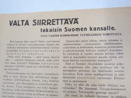 Aktivisti 1930 nr 13 - Lapuanliikkeen äänenkannattaja, Paavo Markkula vapaaksi Forssassa, On korpi noussut, Karjalan aktivisti opettaja J.A. Salo, Herää Suomi