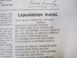 Aktivisti 1930 nr 9 - Lapuanliikkeen äänenkannattaja, Mikä mies on Vihtori Kosola - Suomalainen talonpoika Vihtori Kosola -artikkeli, Siltasaaren puusuutarit, ym.
