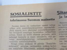 Aktivisti 1930 nr 9 - Lapuanliikkeen äänenkannattaja, Mikä mies on Vihtori Kosola - Suomalainen talonpoika Vihtori Kosola -artikkeli, Siltasaaren puusuutarit, ym.