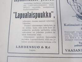 Aktivisti 1930 nr 9 - Lapuanliikkeen äänenkannattaja, Mikä mies on Vihtori Kosola - Suomalainen talonpoika Vihtori Kosola -artikkeli, Siltasaaren puusuutarit, ym.