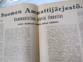 Aktivisti 1930 nr 7 - Lapuanliikkeen äänenkannattaja, Herra Jalander, Suomen Ammattijärjestö - Kommunistien vahva linnoitus, Itävaltalaisia Lapualla, Leskisen puukko