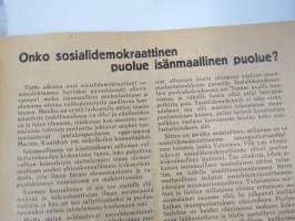 Aktivisti 1930 nr 7 - Lapuanliikkeen äänenkannattaja, Herra Jalander, Suomen Ammattijärjestö - Kommunistien vahva linnoitus, Itävaltalaisia Lapualla, Leskisen puukko