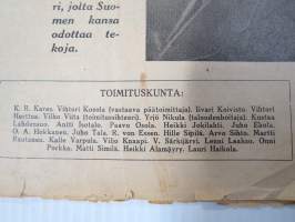 Aktivisti 1930 nr 6 - Lapuanliikkeen äänenkannattaja, Salainen kommunistipuolue Suomessa, Ukko-Pekka, Elagu Lapua, Aktivistivainoaminen on alkanut, Työmaaterrori, ym