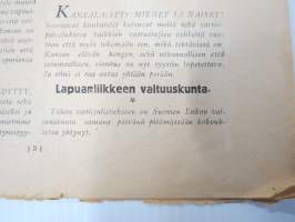 Aktivisti 1930 nr 6 - Lapuanliikkeen äänenkannattaja, Salainen kommunistipuolue Suomessa, Ukko-Pekka, Elagu Lapua, Aktivistivainoaminen on alkanut, Työmaaterrori, ym