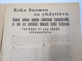 Aktivisti 1930 nr 6 - Lapuanliikkeen äänenkannattaja, Salainen kommunistipuolue Suomessa, Ukko-Pekka, Elagu Lapua, Aktivistivainoaminen on alkanut, Työmaaterrori, ym