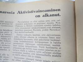 Aktivisti 1930 nr 6 - Lapuanliikkeen äänenkannattaja, Salainen kommunistipuolue Suomessa, Ukko-Pekka, Elagu Lapua, Aktivistivainoaminen on alkanut, Työmaaterrori, ym