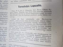 Aktivisti 1930 nr 6 - Lapuanliikkeen äänenkannattaja, Salainen kommunistipuolue Suomessa, Ukko-Pekka, Elagu Lapua, Aktivistivainoaminen on alkanut, Työmaaterrori, ym