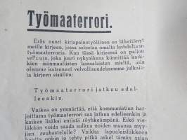 Aktivisti 1930 nr 6 - Lapuanliikkeen äänenkannattaja, Salainen kommunistipuolue Suomessa, Ukko-Pekka, Elagu Lapua, Aktivistivainoaminen on alkanut, Työmaaterrori, ym