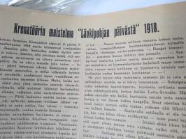 Aktivisti 1930 nr 6 - Lapuanliikkeen äänenkannattaja, Salainen kommunistipuolue Suomessa, Ukko-Pekka, Elagu Lapua, Aktivistivainoaminen on alkanut, Työmaaterrori, ym