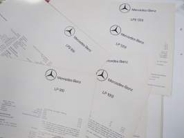 Mercedes-Benz frambyggda lastbilar LP / LPS 810, 1013, 1213 kuorma-auto -myyntiesite, ruotsinkielinen
