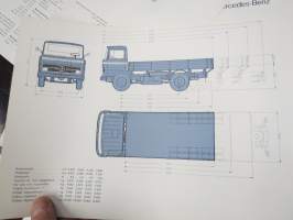 Mercedes-Benz frambyggda lastbilar LP / LPS 810, 1013, 1213 kuorma-auto -myyntiesite, ruotsinkielinen