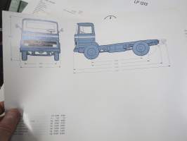 Mercedes-Benz frambyggda lastbilar LP / LPS 810, 1013, 1213 kuorma-auto -myyntiesite, ruotsinkielinen