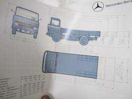 Mercedes-Benz frambyggda lastbilar LP / LPS 810, 1013, 1213 kuorma-auto -myyntiesite, ruotsinkielinen