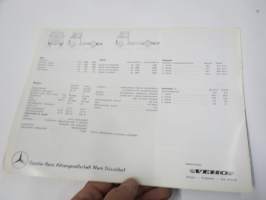 Mercedes-Benz 406 / 408 Alustat erikoisrakenteita varten kuorma-auto -myyntiesite