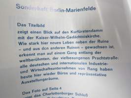 Mercedes-Benz Scheinwerfer - Sonderheft Berlin Marienfelde -moottoritehtaan erikoisjulkaisu, saksankielinen