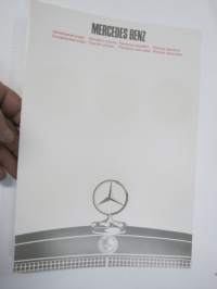 Mercedes-Benz -Serienlackierungen / Sonderlackierungen - Standard &amp; Special Colours -värimallit, vakio- &amp; erikoisvärit -myyntiesite / värimallit / värikartta m. 1968