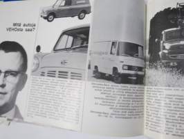 Veho Oy 30 vauhdikasta vuotta - Vehon automyynnin historiikki, hyvä kuvitus, sisältää asiaa merkeistä Austin, Mercedes-Benz, Unimog, Audi.