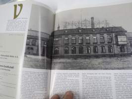 Die ersten 75 Jahre - Daimler-Benz Werk Berlin-Marienfelde -moottoritehtaan historiikki, saksankielinen, erinomainen kuvitus