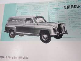 Unimog Ratgeber Heft 12 Juni 1958 -asiakaslehti, saksankielinen