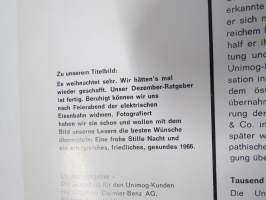 Unimog Ratgeber 1965 nr 4, Dezember-Heft -asiakaslehti, saksankielinen