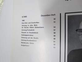 Unimog Ratgeber 1965 nr 4, Dezember-Heft -asiakaslehti, saksankielinen