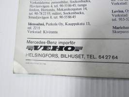 Ledstjärnan (Johtotähti) Mercedes-Benz -myyntiesite, ruotsinkielinen, tarkoitettu Suomeen, Vehon julkaisu