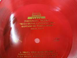 Fortepiana muziko &quot;Ruga Signal-Lanterno&quot; kun kantado de Pekina opero - El popola cinio -single-levy, Pekingin opperan esitys, kansiteksti esperantoa