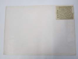 Ystävyydellä ja kunnioittaen - Edvard Lybeck (lääkäri ja luonnonparantaja), painokuva jossa omiste