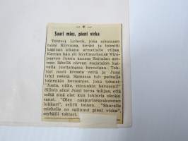 Ystävyydellä ja kunnioittaen - Edvard Lybeck (lääkäri ja luonnonparantaja), painokuva jossa omiste