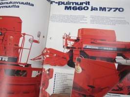 Deutz-Fahr M660, M770 leikkuupuimuri -myyntiesite / sales brochure