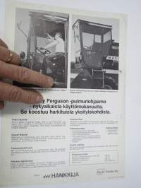 Massey-Ferguson puimuriohjaamo, leikkuupuimuri -myyntiesite