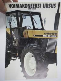 Ursus 1200-sarja Voimakoneeksi Ursus traktori -myyntiesite / sales brochure