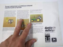 John Deere uutuudet traktori -myyntiesite / sales brochure