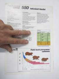 Fiat 580 traktori -myyntiesite