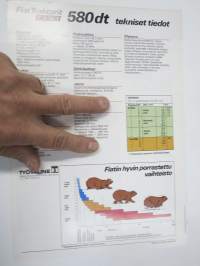 Fiat 580 DT traktori -myyntiesite