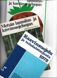 Kasvinsuojelu ja tuholaistorjunta 1972,Metsän lannoitus ja kasvinsuojeluopas, Puutarhalannoitus ja kasvinsuojeluopas yht 3 kpl