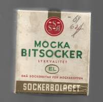 Mocca bitsocker  -  tyhjä tuotepakkaus ennen viivakoodia