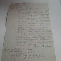 Kuulutus kokoukseen Kiikoisten uuden kirkon rakennukseen valitaan mestari  1849