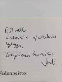 Vedenpeitto (signeerattu, tekijän omiste)